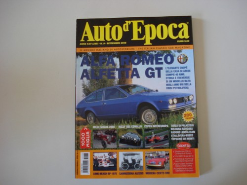 Auto epoca 2008 alfa romeo - d'epoca,