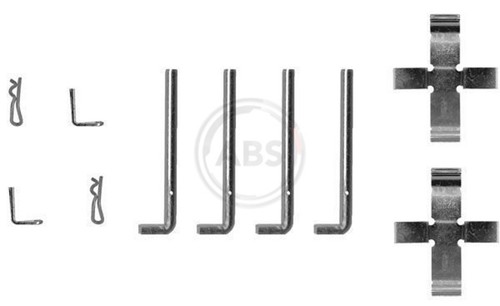 Kit accessori pastiglie freno