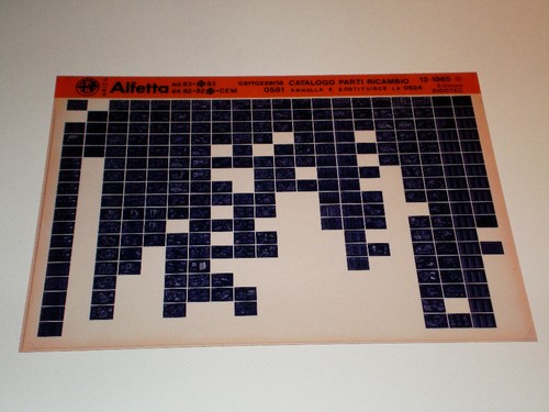 Microfiche catalogo ricambi - catalogo,